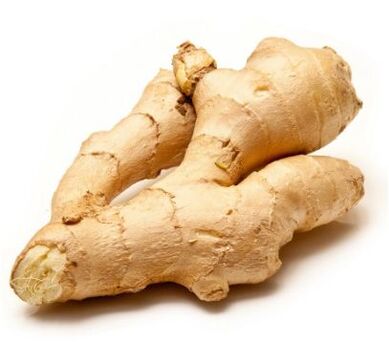 Ginger root is used in various recipes to enhance