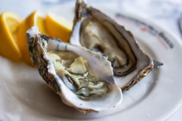 Oysters - a shellfish that increases male potency due to zinc content