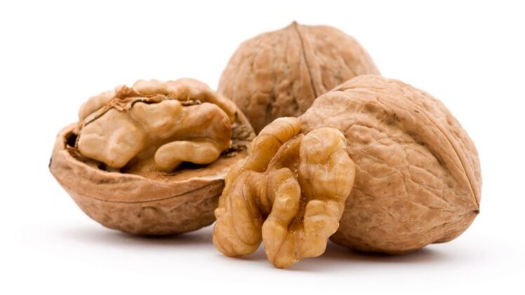 Walnuts a product that contains B vitamins